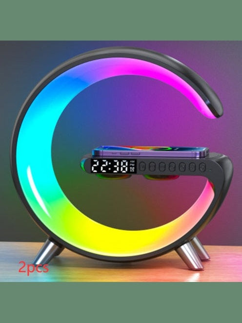 Intelligent G Shaped LED Bluetooth Speaker Lamp