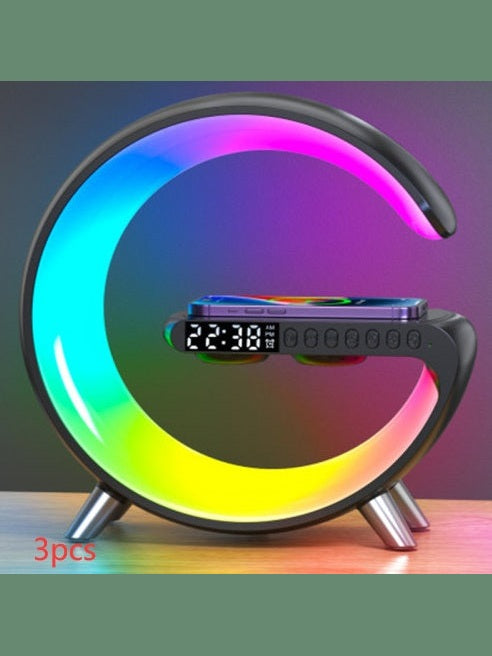 Intelligent G Shaped LED Bluetooth Speaker Lamp