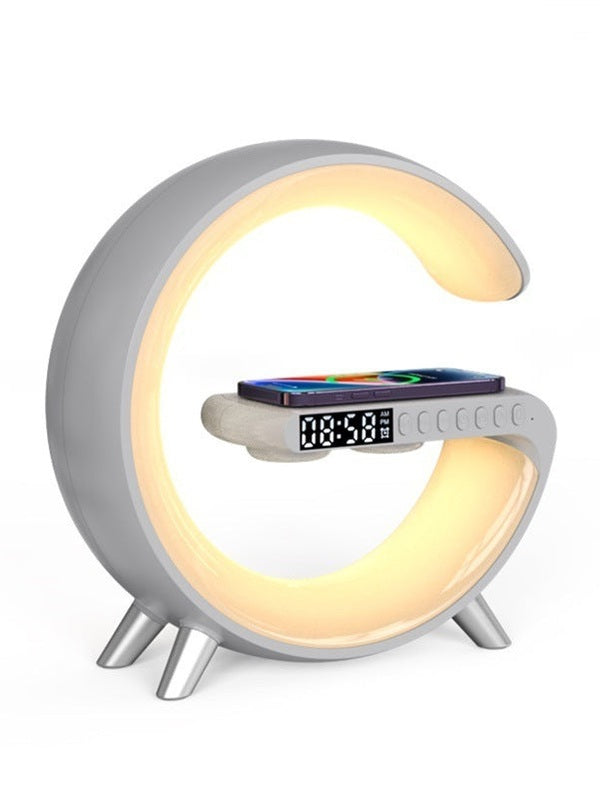 Intelligent G Shaped LED Bluetooth Speaker Lamp