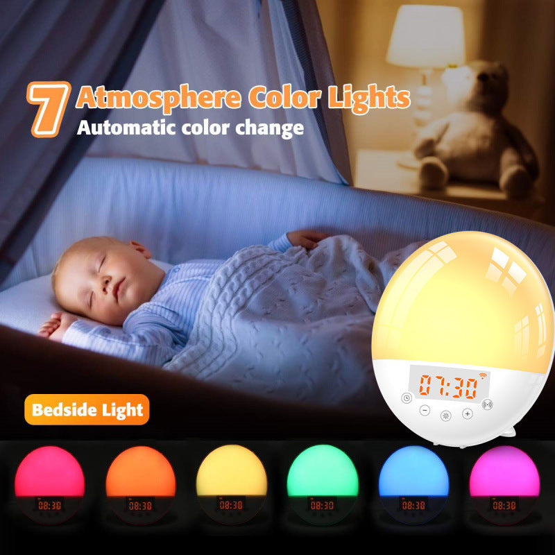 Voice Control Wake-up Light Alarm Clock