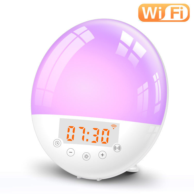 Voice Control Wake-up Light Alarm Clock