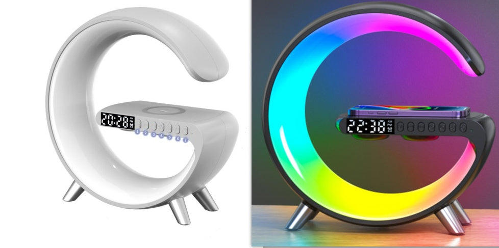 Intelligent G Shaped LED Bluetooth Speaker Lamp